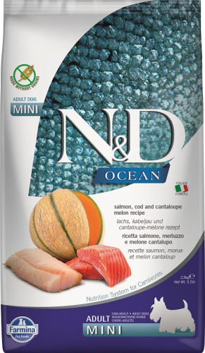 N&D Ocean Dog Salmon, Cod and Cantaloupe Melon Adult Mini